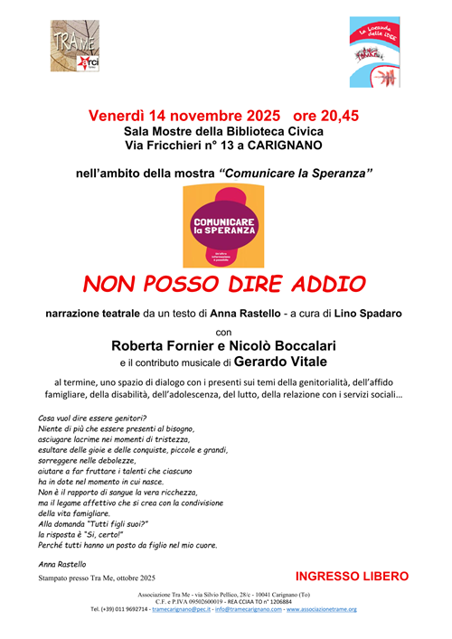 Comunicare la speranza - un'altra informazione è possibile - tre serate dedicate