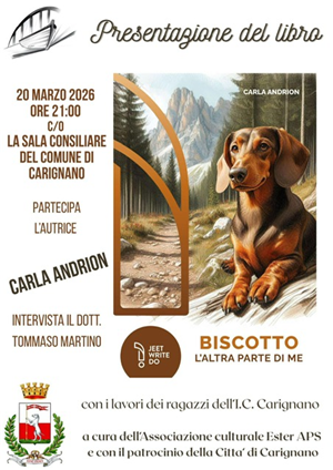 Presentazione del libro: Biscotto - l'altra parte di me