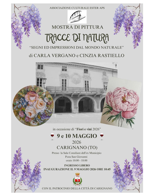 â€œTracce di natura. Segni e impressioni del mondo naturaleâ€: espongono le loro opere Carla Vergano e Cinzia Rastiello